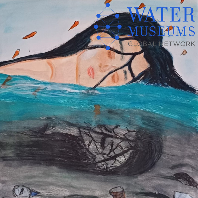 IMAGEN 4. Hany Yoshimi Sakihama Abrego. 15 anos. obra Madre agua. Colegio Marista.